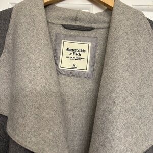 Abercrombie & Fitch Gray Wool Cardigan